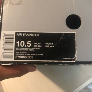 Men’s Nike air trainer3